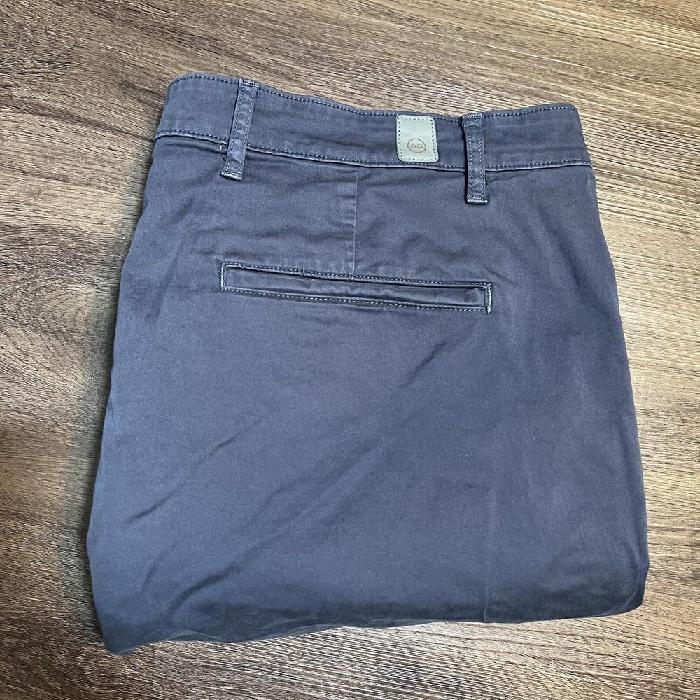 AG Adriano Goldschmied The Lux Khaki Tailored Trouser‎ Men's 40x30 Blue/Gray